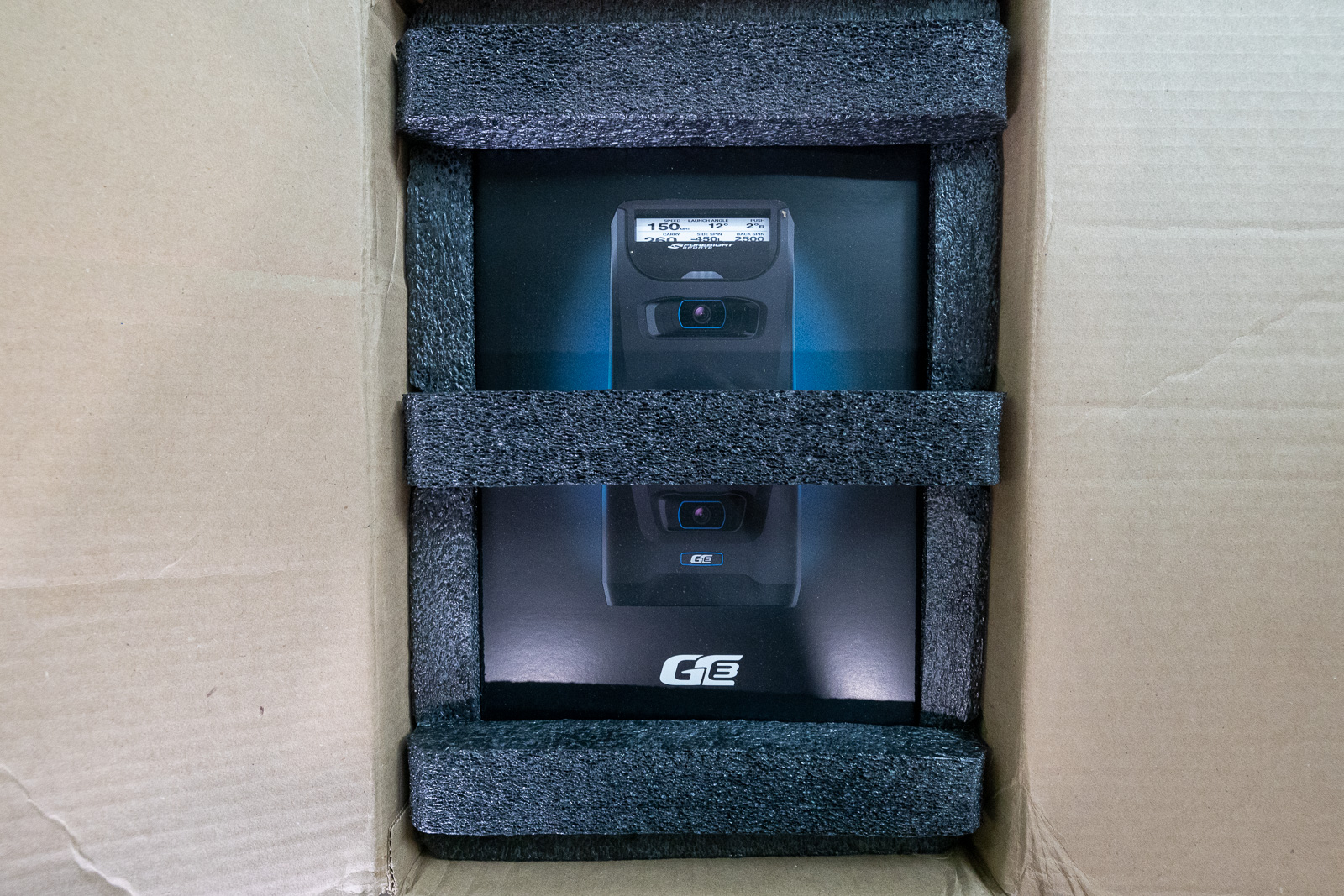 Foresight GC3 Launch Monitor Shipping box