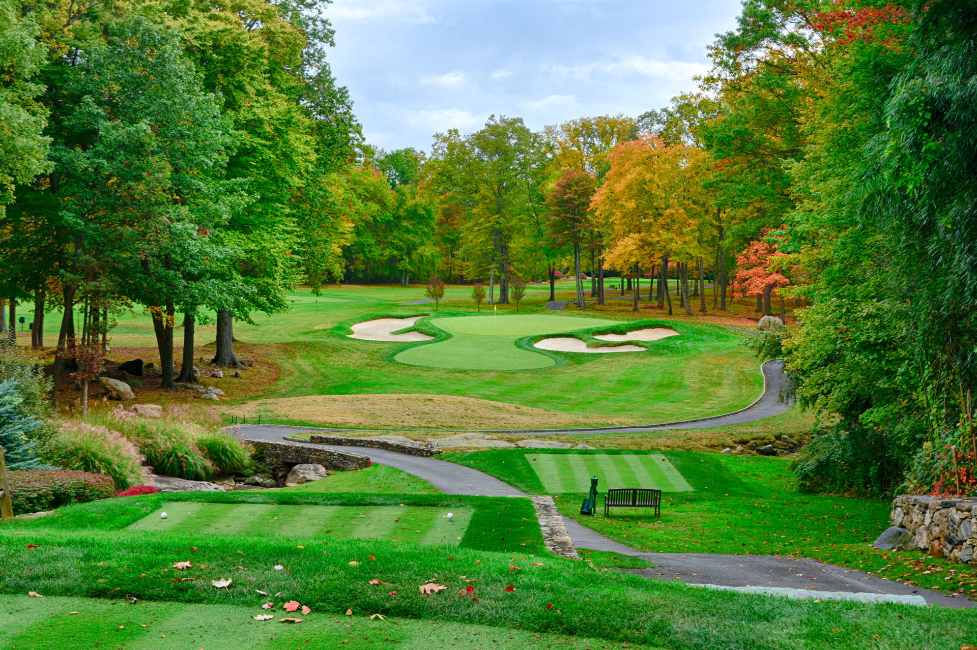 The 3rd hole at Old Oaks