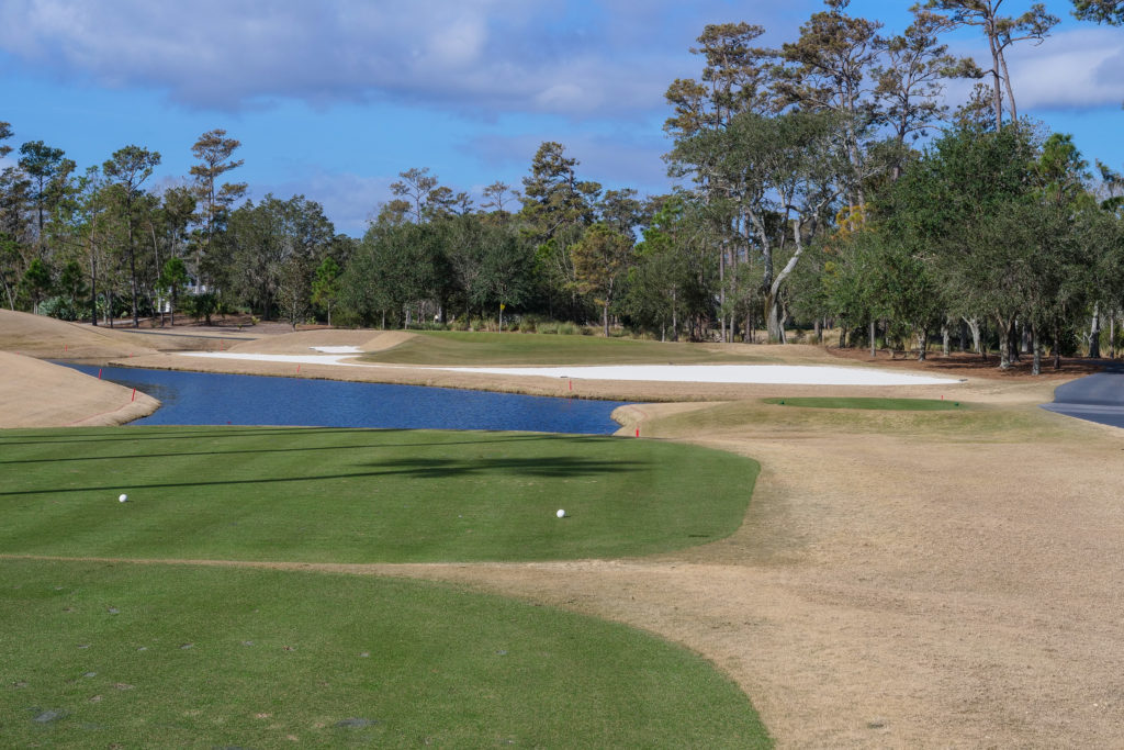 The par 3, 3rd hole at TPC Sawgrass