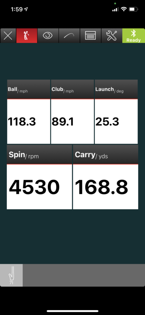 FlightScope Mevo Stats
